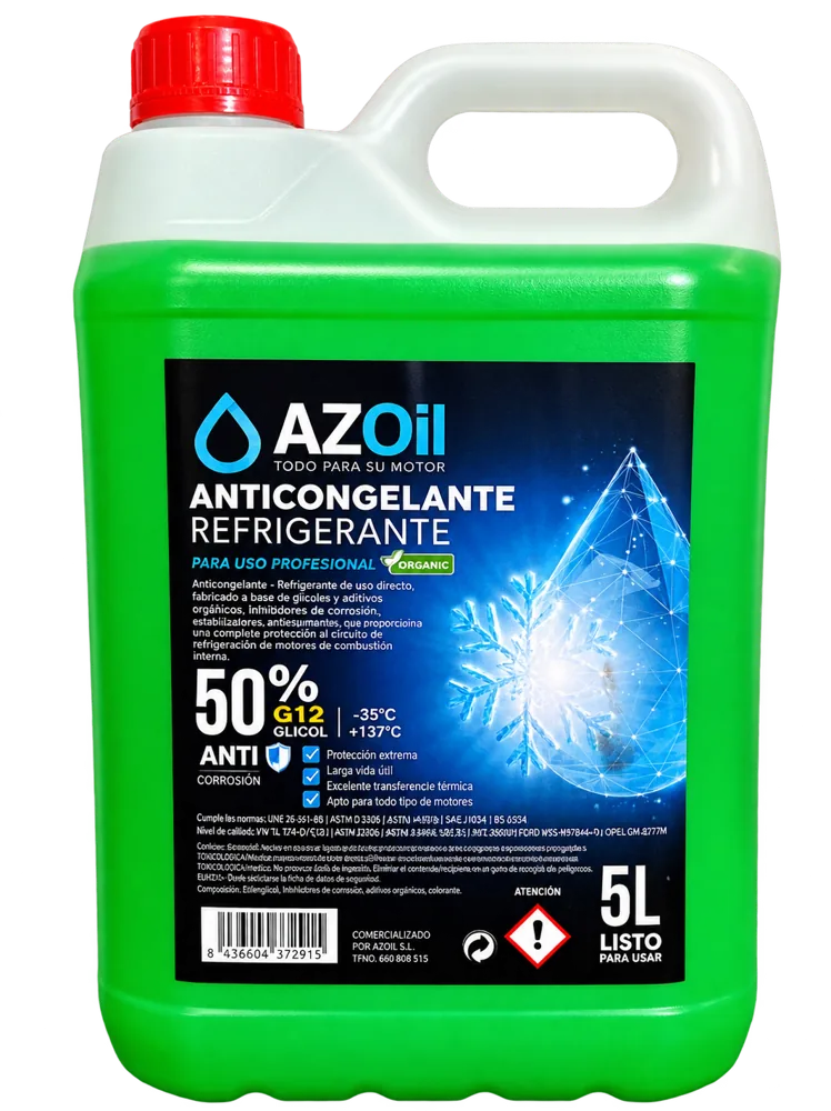 Anticongelante AZOIL verde